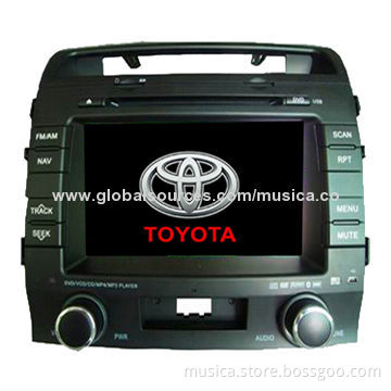 DVD Player for Toyota Land Cruiser, with 8-inch Screen
